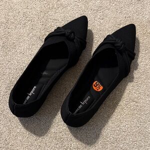 Nanette Lepore Black Knotted Flats